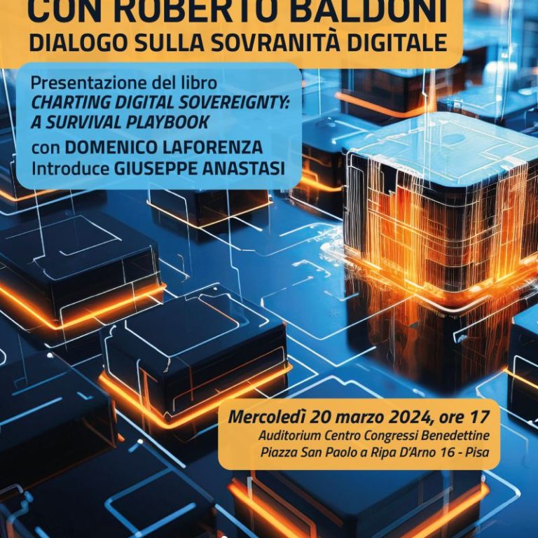 Incontro  con Roberto Naldoni sulla Sovranità digitale